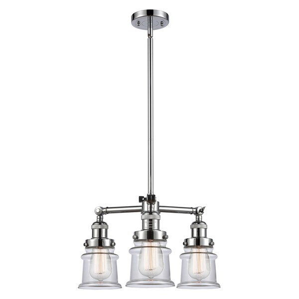 Innovations Lighting 3 Light Vintage Dimmable Led Chandelier 207-PC-G182-LED